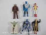 Six Star Wars Action Figures and Toys
