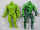 Two Swamp Thing Toys 5oz