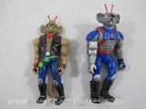 Two 1990's Biker Mice from Mars Toys 5 oz