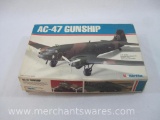 USAirfix AC-47 Gunship 1:72 Scale Aircraft Model Kit 50010, 1979 USAirfix AVA International, 8 oz
