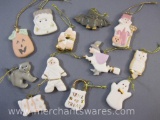 Lenox Trick or Treat Halloween Set of 12 Ornaments in Original Box, 7 oz