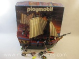 Playmobil Pirate Ship Playset 3286 and Accessories, see pictures for included pieces, ship may be