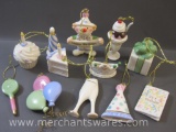 Lenox The Happy Birthday Set of 12 Ornaments in Original Box, 9 oz