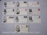 First Day Covers of Notable Americans includes Dwight D. Eisenhower 1971, Andrew Jackson 1967,