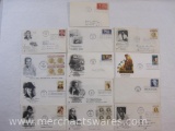 First Day Covers of Prominent People includes Edna St. Vincent Millay Poet, Honoring Ernst Reuter