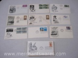 First Day Covers Commemorating American Organization's including Girl Scouts, Employ The
