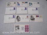 Patriotic First Day Covers includes American Credo Series 1960, 49 Star American Flag Independence