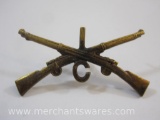 Vintage Spanish American War US Army Co C Infantry Regiment Hat Pin