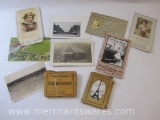 Assorted Vintage Postcards including Omaha NE, Paris and more, 5 oz