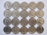 Roll of 1970s-D Denver Mint Half Dollar Coins
