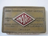 Heavy Copper Enameled UNARCO Union Asbestos & Rubber Company Trivet