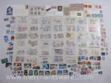 Assorted Foreign and Domestic Stamps, many canceled