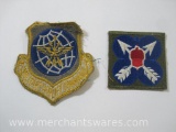 Two Military Patches including US Army 21st Corps Patch and Airlift Command Patch