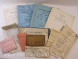Assorted Vintage Railroad Ephemera, Timetables and more, see pictures, 2 lbs 5 oz