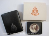Silver Canada Dollar Coin: 1975 Calgary Centennial
