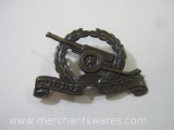 Vintage Israel IDF Artillery Corps Pin