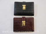 Two Etienne Aigner Card Wallets, 7 oz