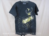 Medium Black Saban's Power Rangers Lootwear Short Sleeve Graphic Tee 10oz
