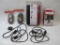 Electric and Component Cords with RCA to RCA 6 foot, 3 Outlet Power Stake, 4-Device Audio/Video