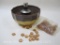 Oil Lamp Bowl with Stones