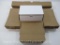 One Dozen Small White Folding Boxes
