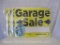 Three Packages of Garage Sale Signs