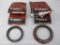 Four Federal Mogul National Oil Seals, No 370025A and No 370003A