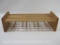 Wooden Spindle Hanging Wine Glass Rack