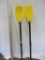 Two Intex 48 inch Ribbed Plastic Paddles, Mod: 59623