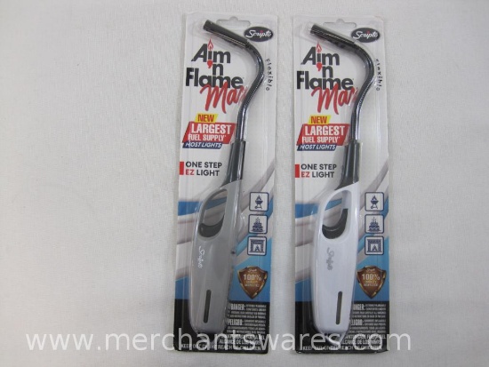 Two Scripto Aim N Flame BBQ Lighters