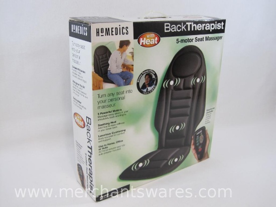 Homedics BackTherapist Massager Seat with Heat