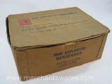 Hercules Powder Company High Explosives Cardboard Box