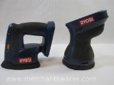 Two Ryobi Sander Attachments P400 Corner Cat and P410 Random Orbit Sander, Untested, If Found to be