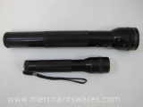 Mag-Lite 3-Cell D Flashlight with a Unmarked 2-Cell C Flashlight