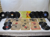 Assorted Vinyl 7 inch Single Records includes Patti Page: The Tennessee Waltz, Guy Lombardo: I'm My