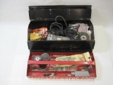 American Hardware Stores Tool Box with Tools, Drill Bits, Grinding and Polishing Heads and more