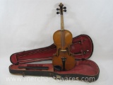 Andreas Guarnerius fecit Cremona Violin with Bows in Case