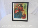 Le Kinff Framed Art Print, approx 8.75 x 11 inches