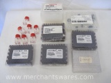 Assortment of Glass Vials with Tops includes 1.5mL Tear Drop, 1.8 Autosampler Vial and more
