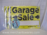 Three Packages of Garage Sale Signs