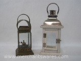 Two Lanterns, One Oil Burning and One with Tealight