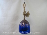 HQT Hand Made Glass Bell, 9 x 8 inch