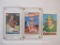 Three Vintage Baseball Cards including 1979 Topps Bob Lacey, 1991 Topps Chipper Jones High School #1