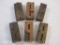 Six Vintage Wooden Printing Blocks 