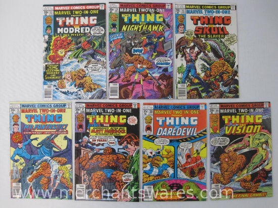 Seven Marvel Two-In-One Presents The Thing Comics, No. 33-39, Nov-May 1977-78, Marvel Comics Group,