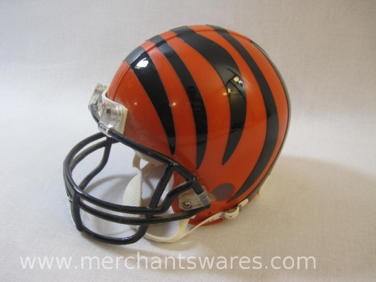 Riddell Mini Football Helmet, Cincinnati Bengals, Size 3 5/8, 6 oz