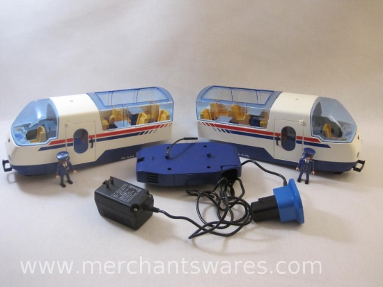 Playmobil RC Express Train, 1997, see pictures for included pieces and condition, 6 lbs