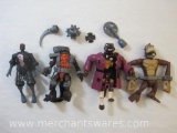 Four Teenage Mutant Ninja Turtles Figures including 2014 Newtralizer, 2014 Monkey Brains Mighty