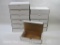 Twelve Small White Boxes, Approximately 5 x 9 x 2 inches