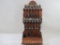 Vintage International Bicentennial Seal Of The State Spoon Collection with Wood Display Rack